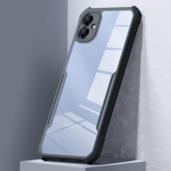 Stødsikkert hybridcover til Samsung Galaxy A04e - Sort Black