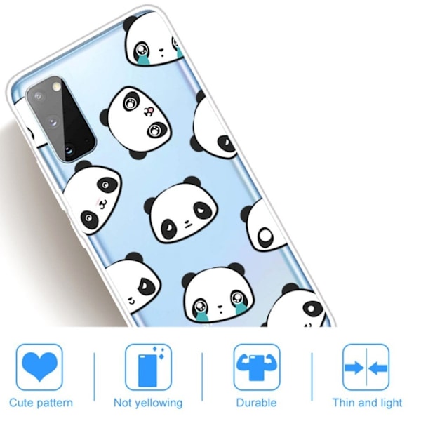 Deco Samsung Galaxy A41 Cover - Pandaer Multicolor
