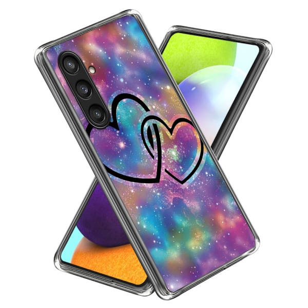 Deco Samsung Galaxy S24 Plus cover - Hjerte Til Hjerte Multicolor
