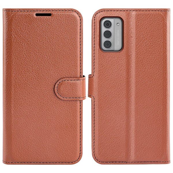 Klassisk Nokia G42 Flip Etui - Brun Brown