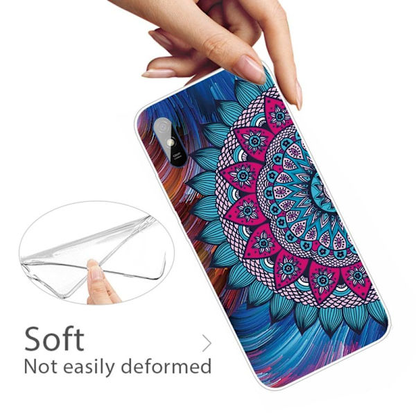 Deco Xiaomi Redmi 9A Etui - Mandala Multicolor