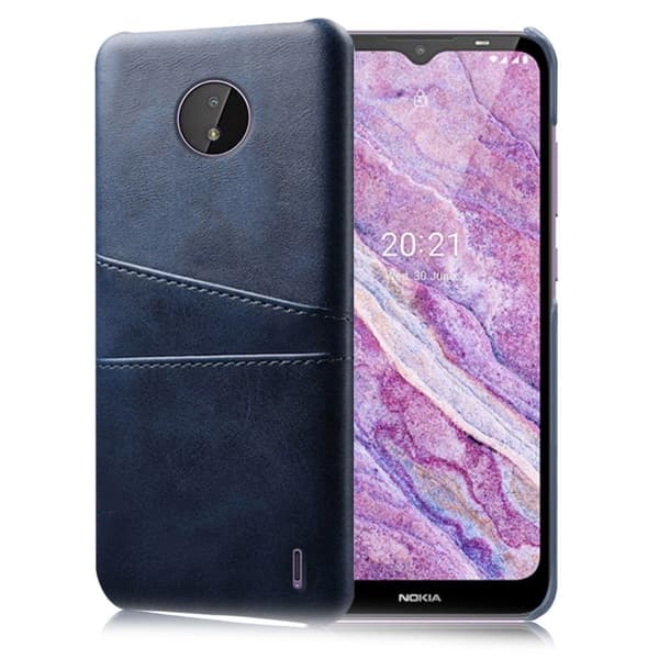 Nokia C10 skal med korthållare - Blå Blå