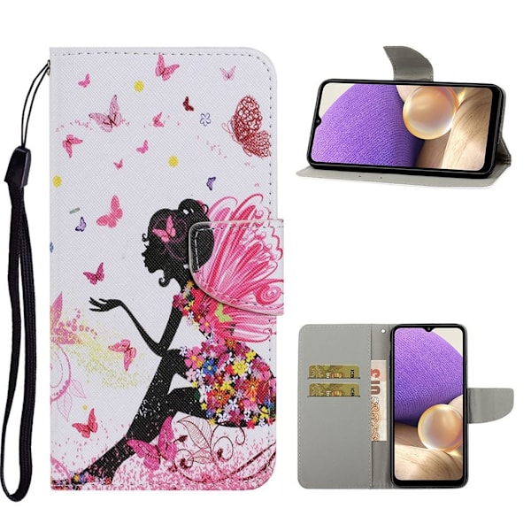 Wonderland Samsung Galaxy A32 fodral -Rosa Rosa
