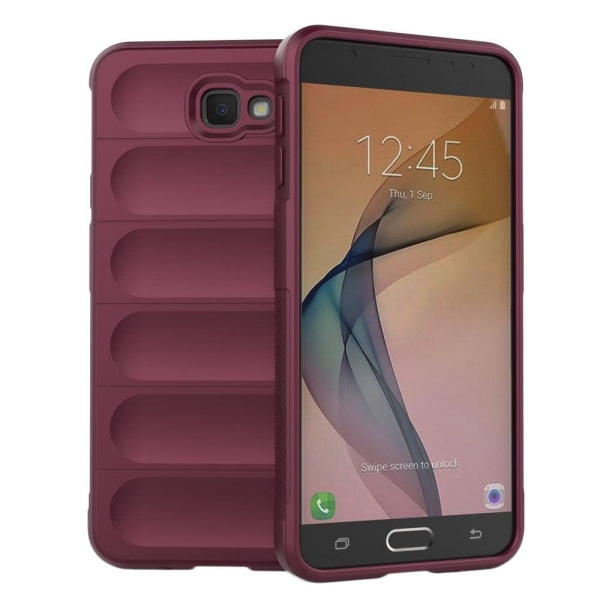 Soft gripformed cover for Samsung Galaxy J7 Prime / On7 - Wine R Red