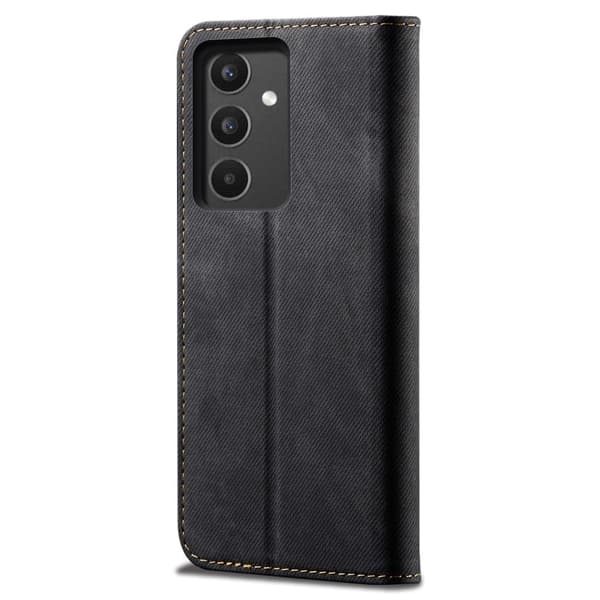 Jeans Samsung Galaxy A34 5G Flip Etui - Sort Black