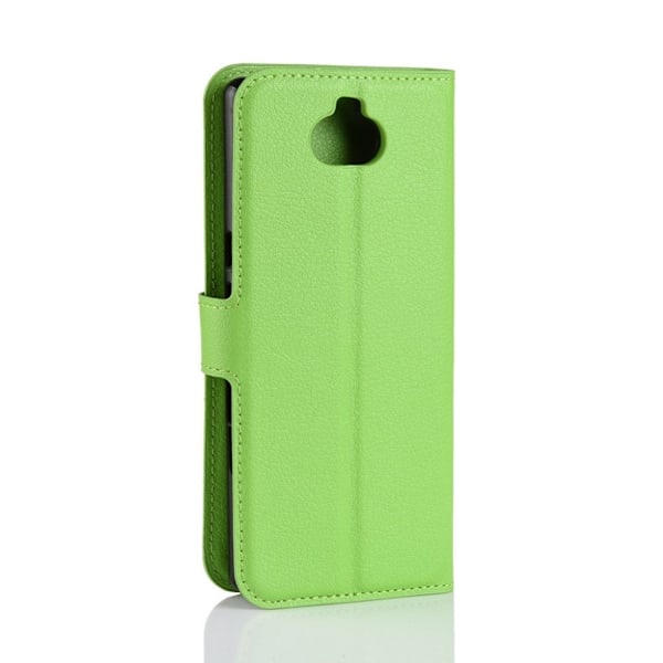 Sony Xperia 10 Plus litchi læder etui - Grøn Green