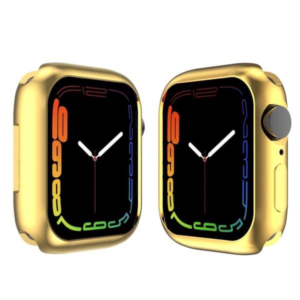 Enkelt TPU-skal för Apple Watch (45 mm) - Guld Guld