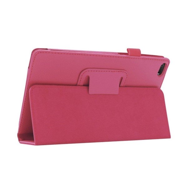 Lenovo Tab E8 litchi leather case - Rose Pink