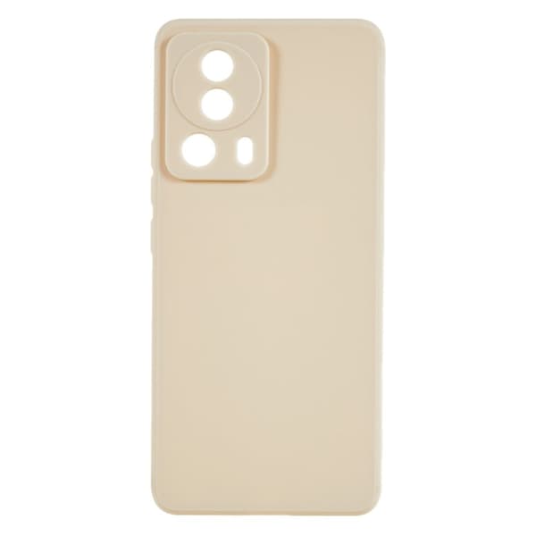 Avfaset anti-drop gummiert deksel for Xiaomi Civi 2 / 13 Lite - Hvit White