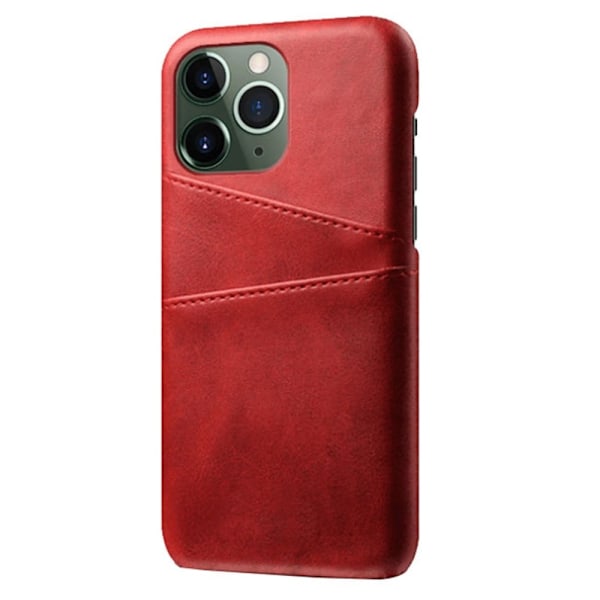 Dual Card iPhone 14 Pro Max kotelot - Punainen Red