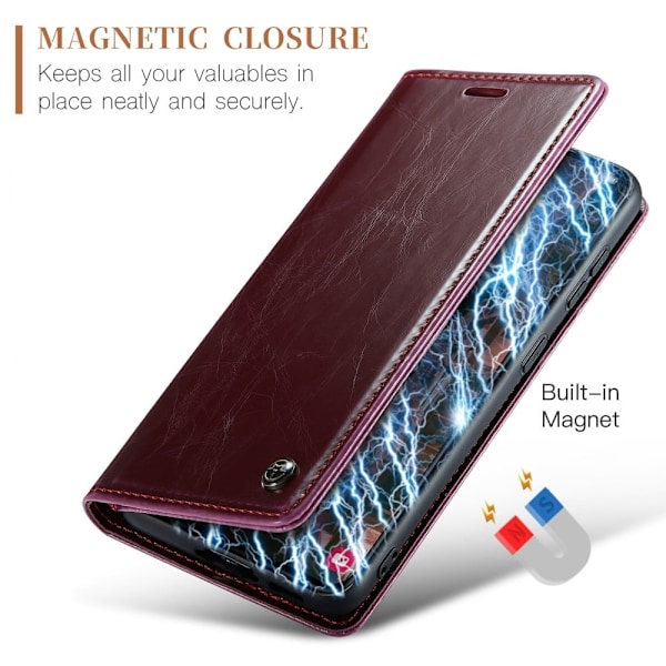 CaseMe Samsung Galaxy S23 Plus Smooth Suojakotelo - Punainen Red