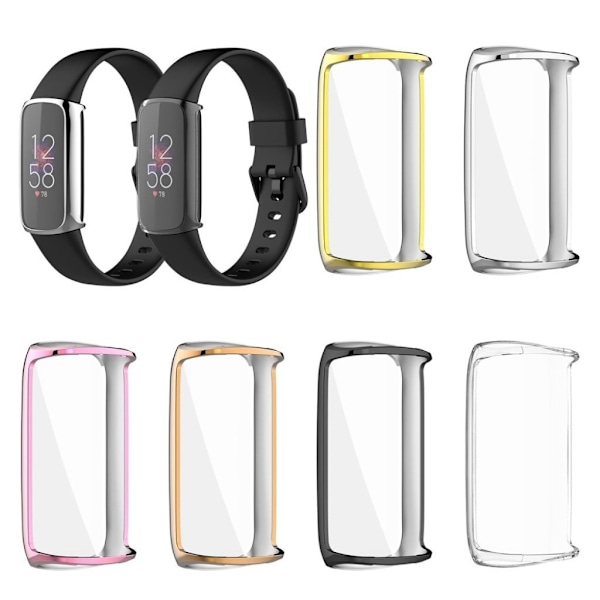 Fitbit Luxe cool TPU-ram - Svart Svart