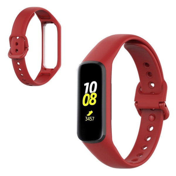 Samsung Gear Fit2 silikone frame - rød Red