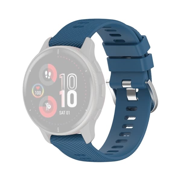 Garmin Forerunner 255S / 255S Music / Venu 2S klokkerem i silikon - Mørkeblå Blue