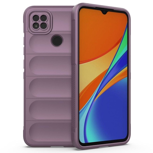 Mjukt greppformat Xiaomi Redmi 9C skal - Lila Lila