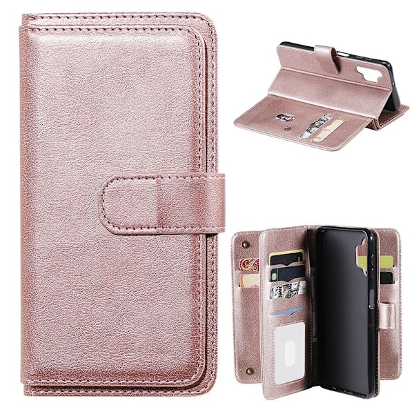 10-slot Pung Etui til Samsung Galaxy A32 5g - Rødguld Pink