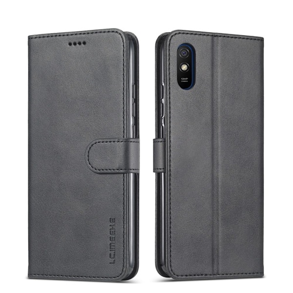 LC.IMEEKE Xiaomi Redmi 9A Flip Etui - Sort Black