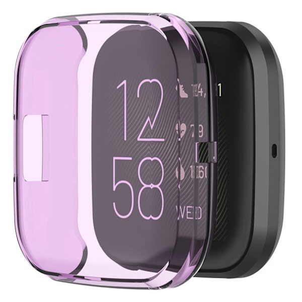 Fitbit Versa 2 Holdbart All-Round Etui - Lilla Purple