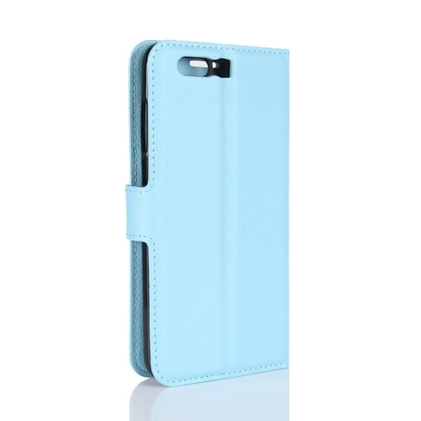Huawei Honor 9 Smart læder etui - Babyblå Blue