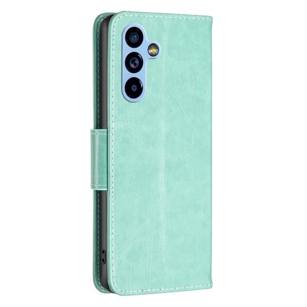 Butterfly Samsung Galaxy A54 Flippetui - Grønn Green