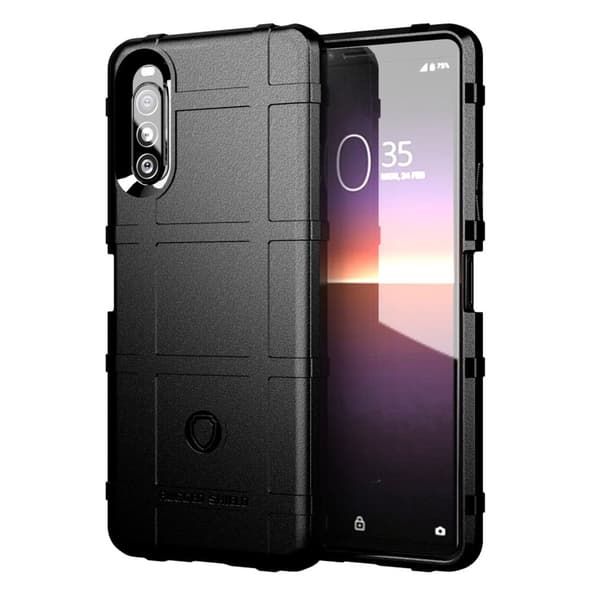 Rugged Shield Sony Xperia 10 II deksel - Svart Black