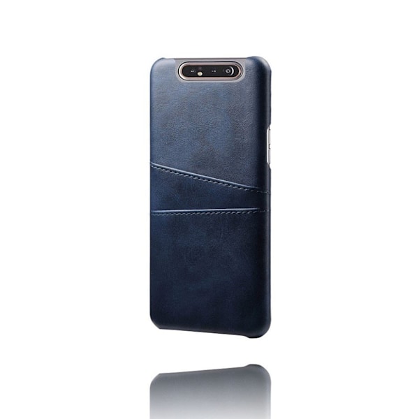 Dual Card Samsung Galaxy A80 kuoret - Tummansininen Blue