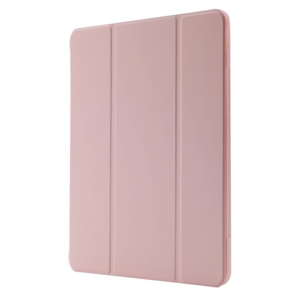 iPad Pro 12.9 (2022) / (2021) / (2020) kolminkertainen nahkakotelo - Ruusukulta Pink