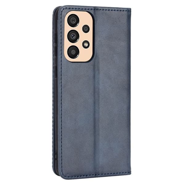 Bofink Vintage Samsung Galaxy A33 5G nahkakotelo - Sininen Blue