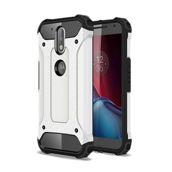 Hårderåde TPU cover til Motorola Moto G4/G4 Plus - Hvid White