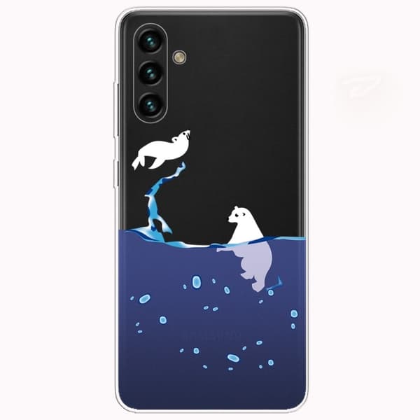 Deco Samsung Galaxy A13 5G Etui - Polar Bjørne Blue