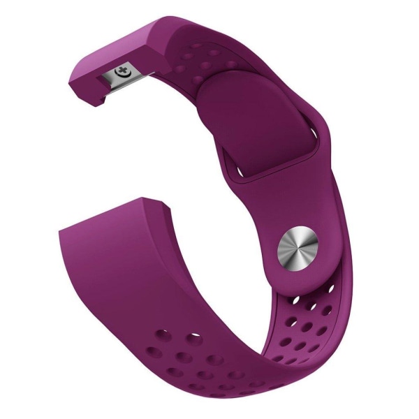 silikon klockarmband för Fitbit Charge 2 - Lila Lila