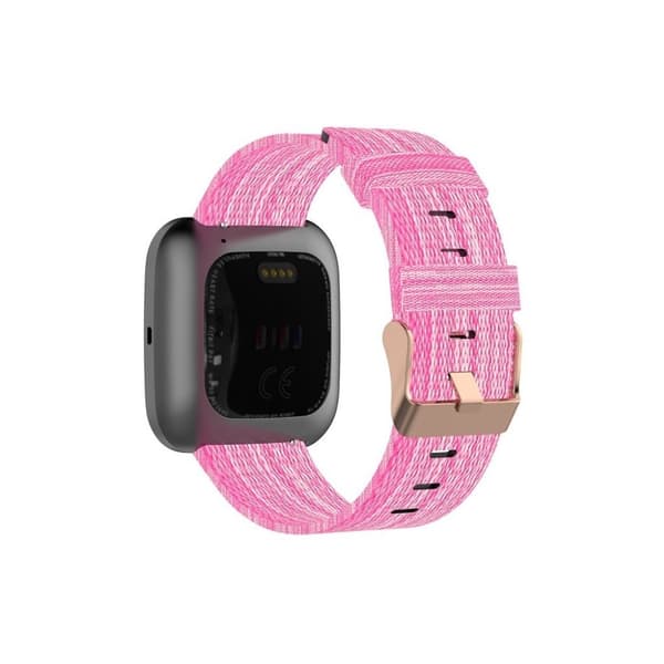 Fitbit Versa / Versa 2 / Blaze nylon klokkereim - Pink Pink