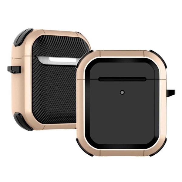 Airpods rubberied case - Gold Guld
