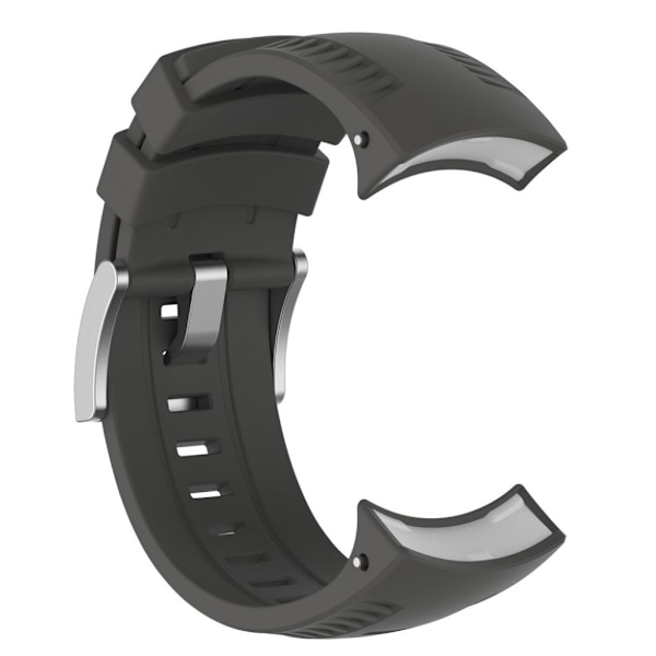 Suunto 9 justerbart klockarmband i silikon - Grå Silvergrå