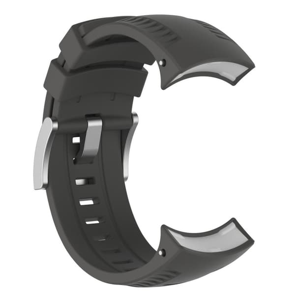 Suunto 9 klokkereim av silikon - grå Silver grey