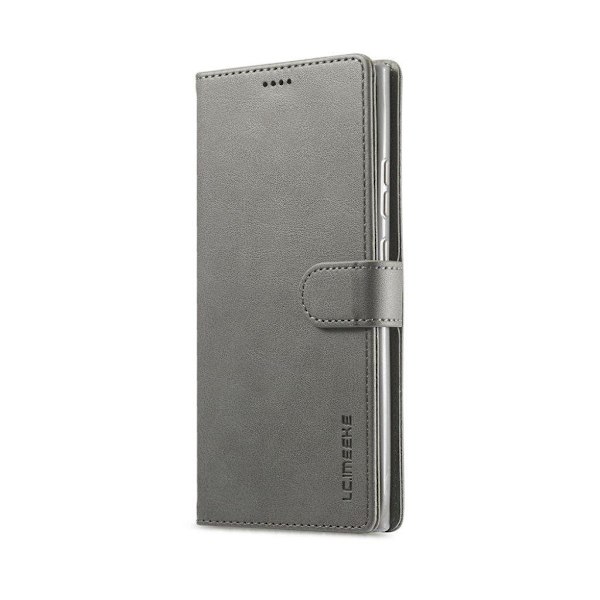 LC.Imeeke Samsung Galaxy Note 20 Ultra Flip Etui - Grå Silver grey