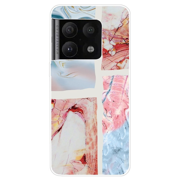 Marble OnePlus 10 Pro Etui - Wavy Klinkekule Tile Multicolor