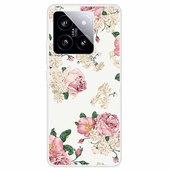 Imagine Xiaomi 14 cover - Blomster Pink