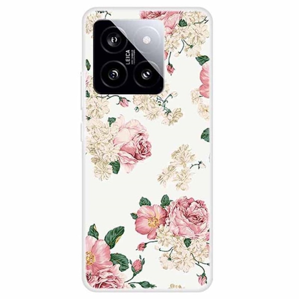 Imagine Xiaomi 14 deksel - Blomster Pink