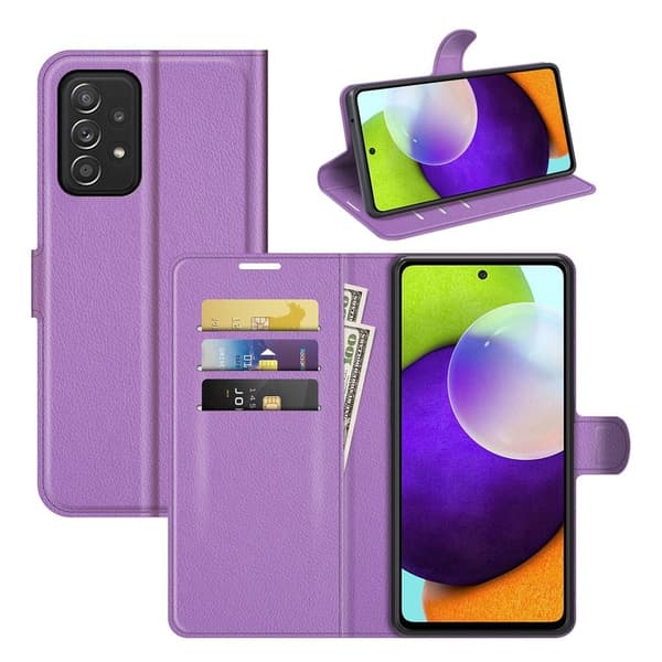 Classic Samsung Galaxy A52s 5G / A52 5g / A52 Flippetui - Lilla Purple
