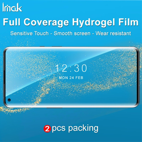 IMAK Hydrogel III skärmfilm till OnePlus 10 Pro / OnePlus 9 Pro Transparent