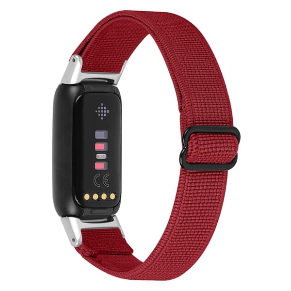 Fitbit Luxe klockarmband i nylon - Röd Röd
