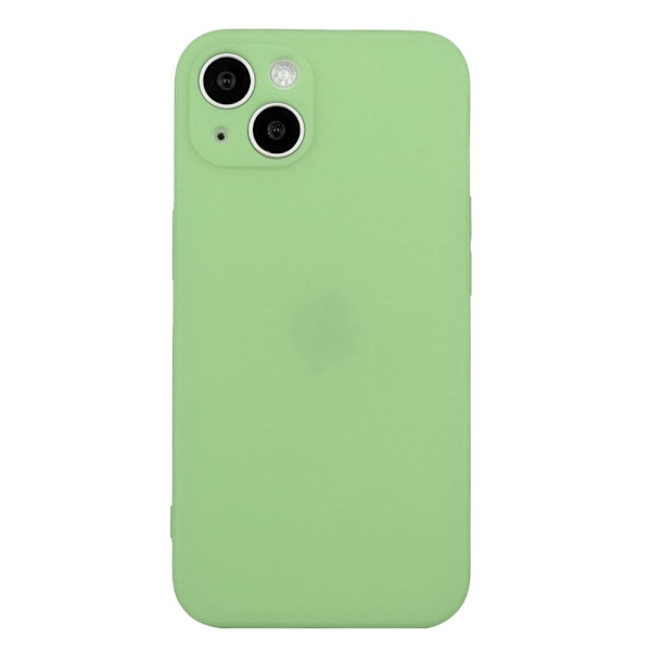 Avfasat gummerat droppskydd för iPhone 15 Plus - Matcha Grön Grön