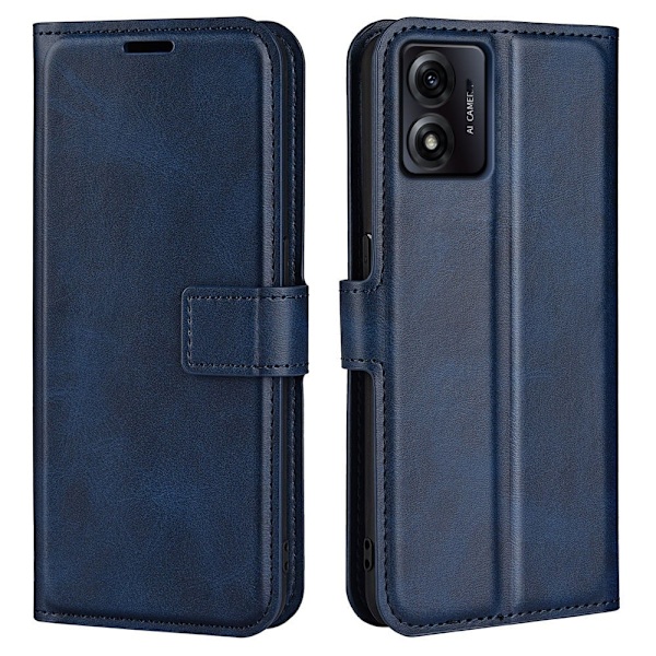 Lompakko Nahkakotelo For Motorola Moto E13 - Sininen Blue
