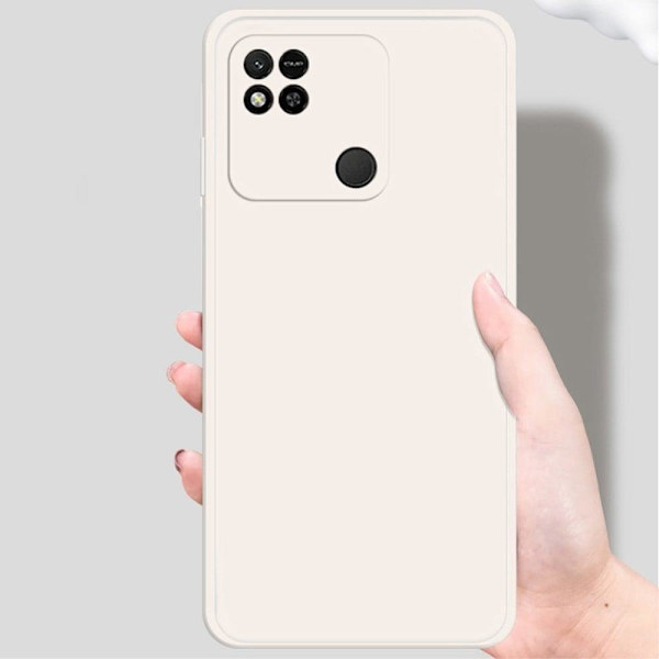 Avfasat gummerat anti-droppskydd för Xiaomi Redmi 10A - Orange Orange
