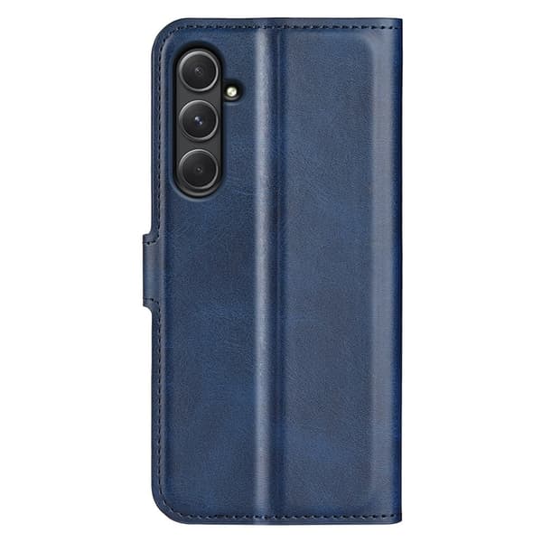 Samsung Galaxy A55 læderetui med pung - Blå Blue