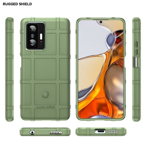 Rugged Shield Etui Xiaomi 11T / 11T Pro - Grøn Green