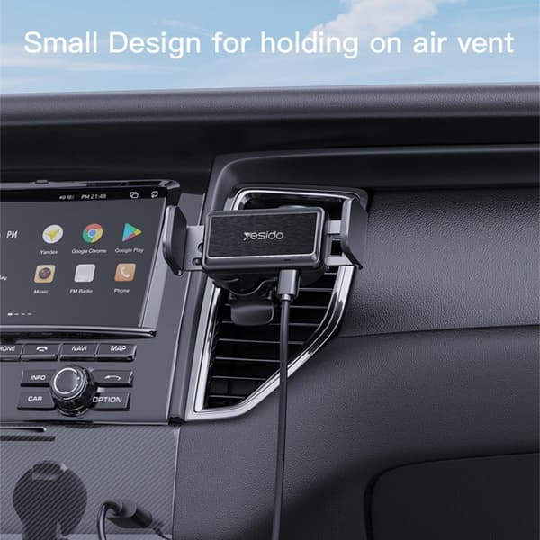 YESIDO Universal C133 telefonholder til udluftning Black