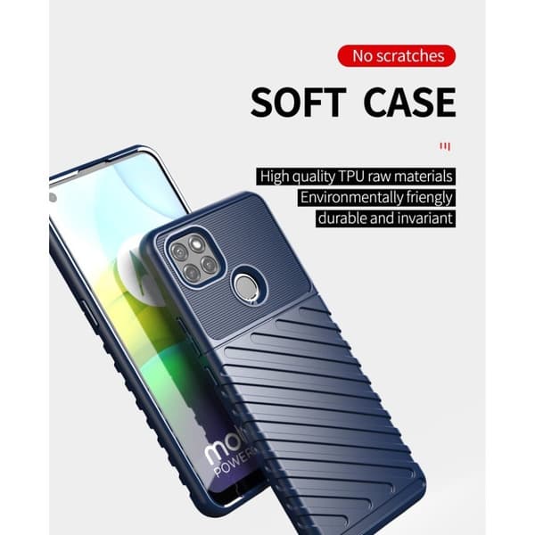 Thunder Motorola Moto G9 Power Etui - Blå Blue