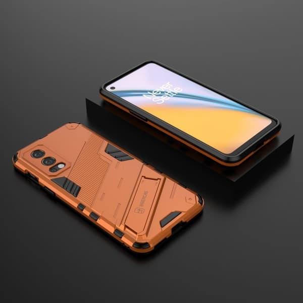 Støtsikkert hybriddeksel for OnePlus Nord 2 5G - Oransje Orange